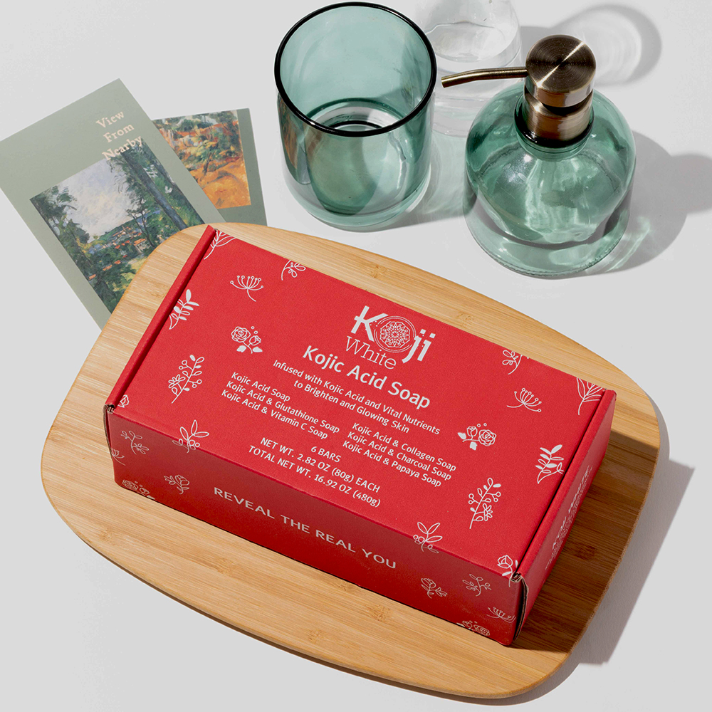 custom corrugated paper red soap set gift packaging box soap mailer boxes