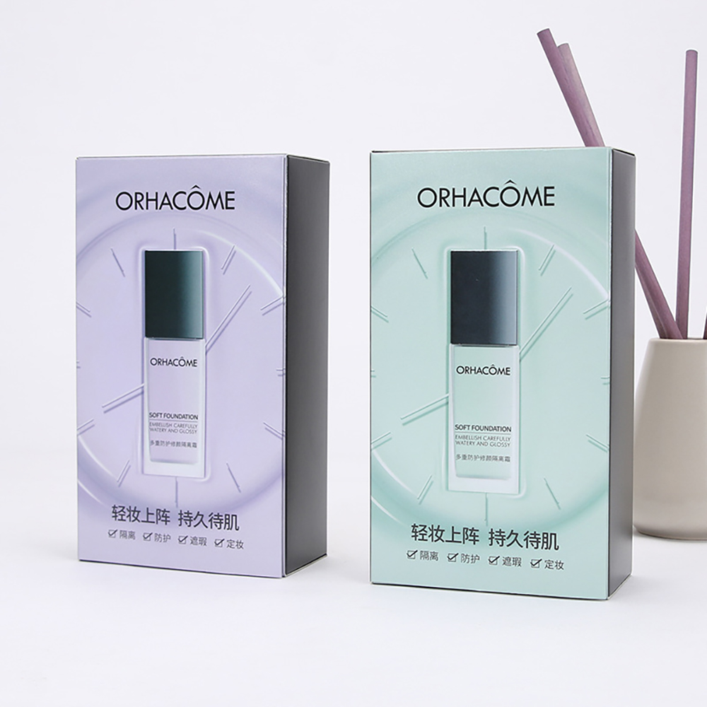 custom serum foundation paper packaging box