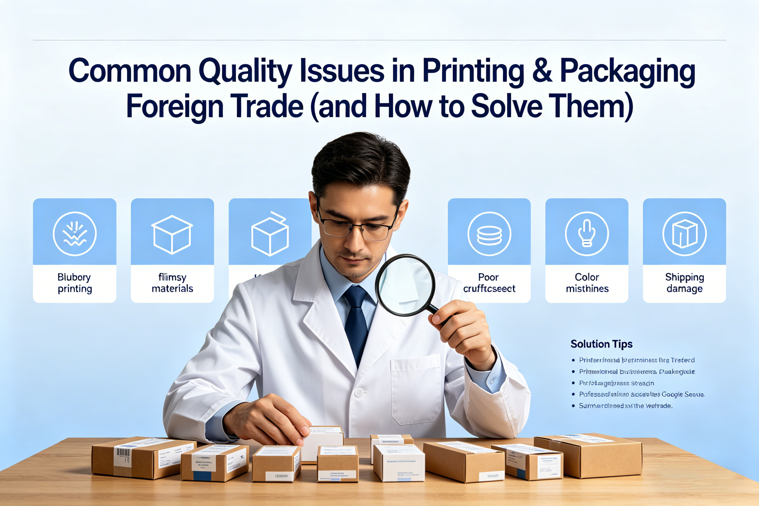 Common Quality Issues in Printing & Packaging Foreign Trade (and How to Solve Them)