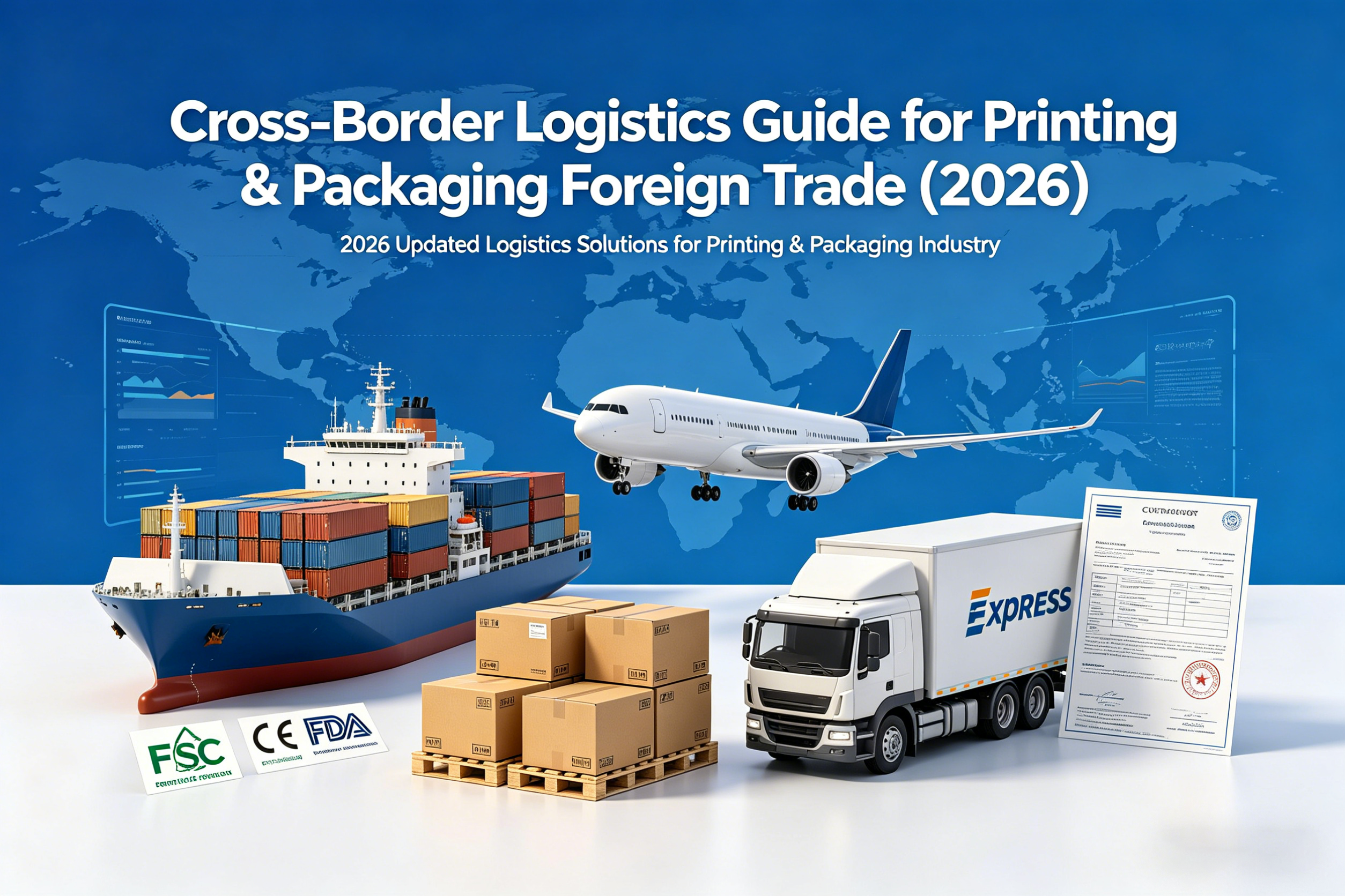 Cross-Border Logistics Guide for Printing & Packaging Foreign Trade (2026)