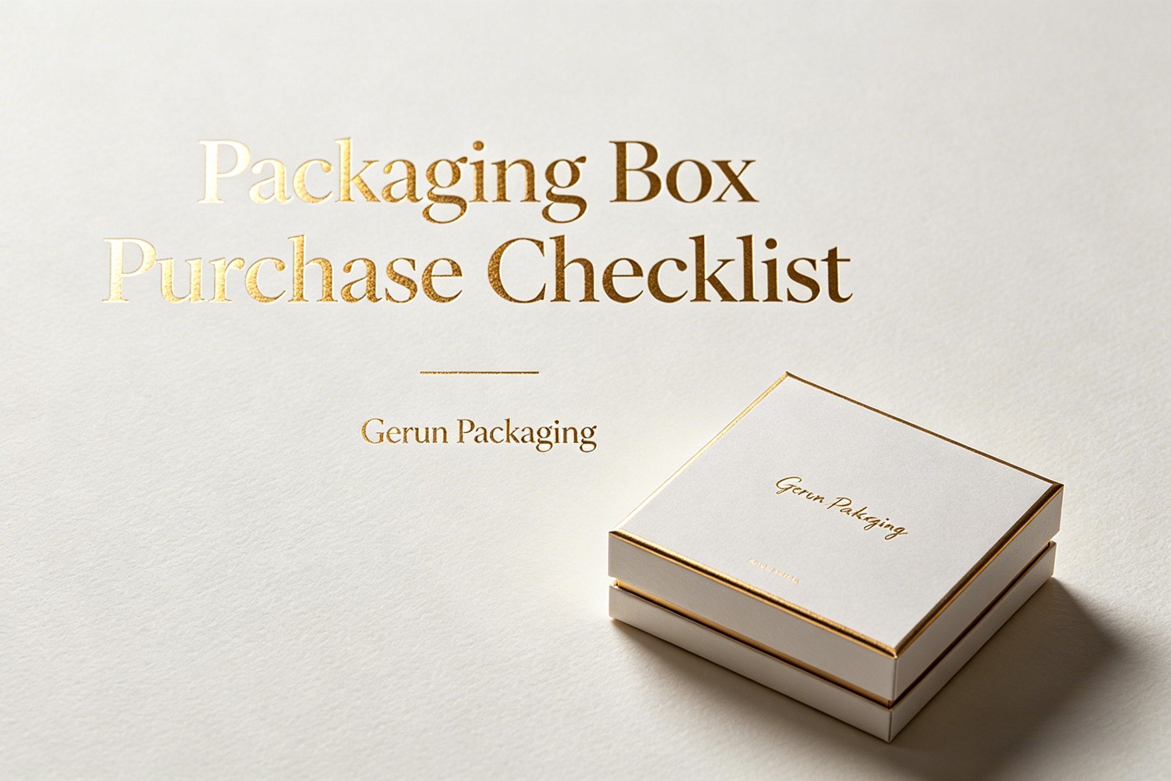 7 Key Notes to Avoid Packaging Purchase Mistakes