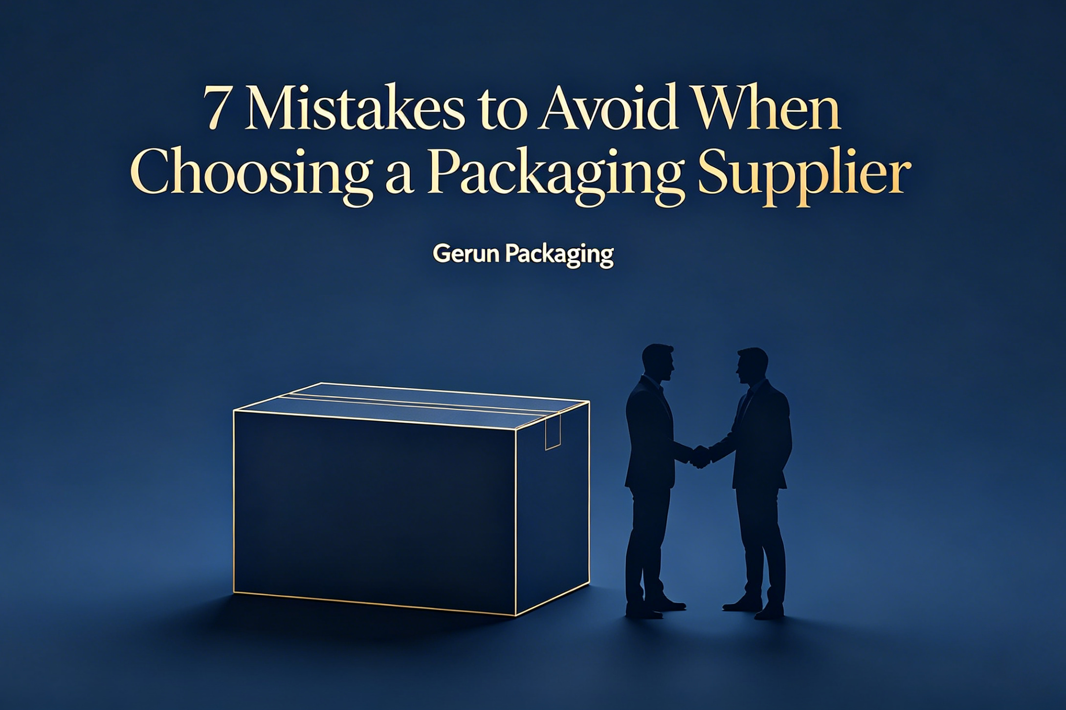 7 Mistakes to Avoid When Choosing Packaging Suppliers (For Startups & Brands)