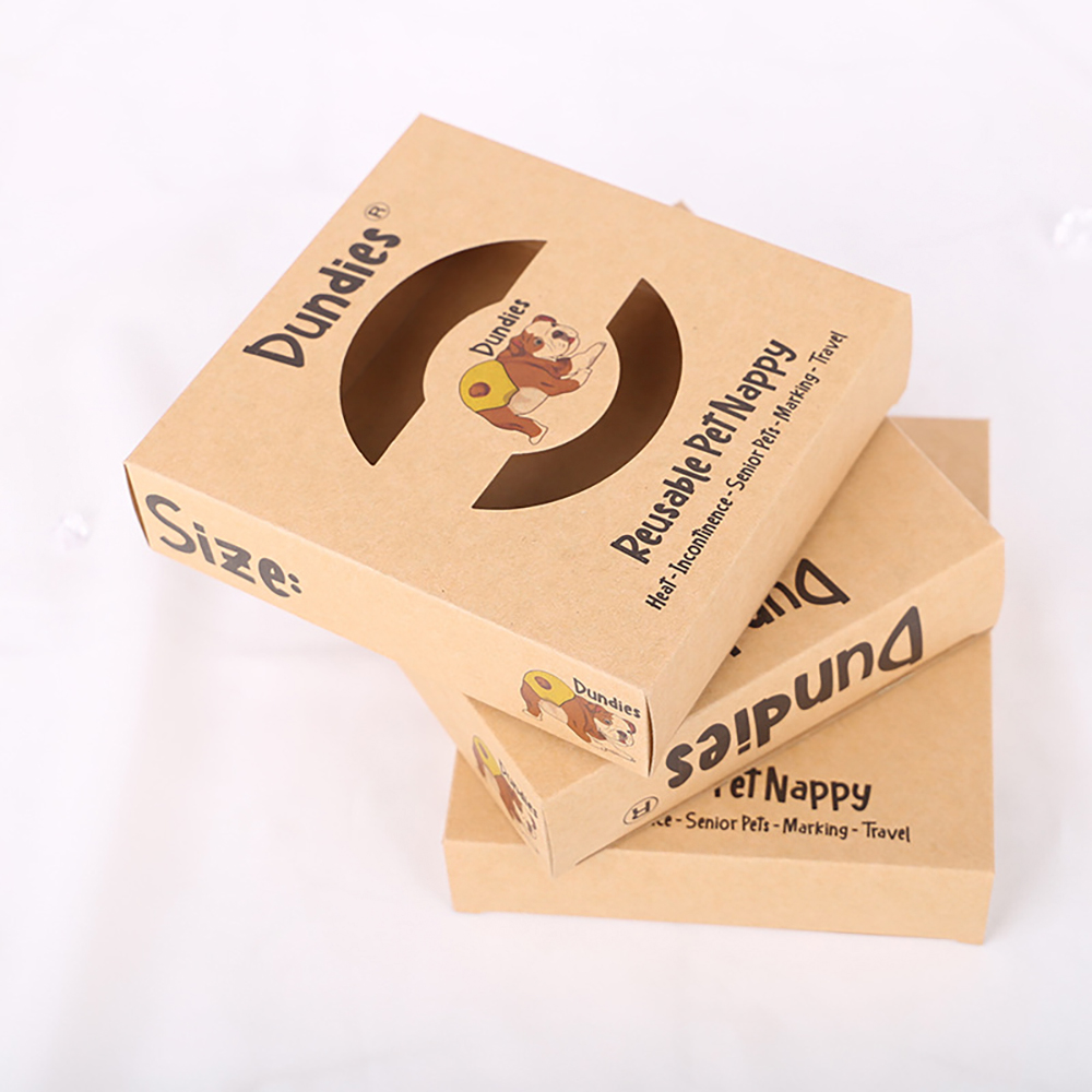 Premium Brown Kraft Box with Window for Sustainable Retail Branding