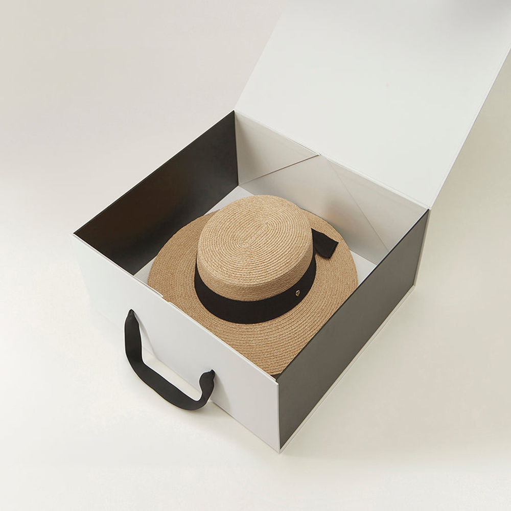 Premium Custom Printed Collapsible Hat Box for Luxury Fashion Brands