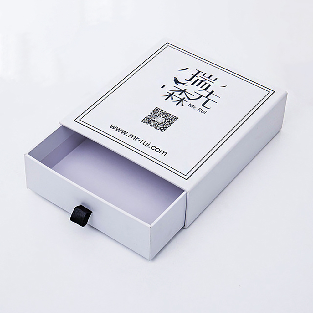 Minimalist Elegant White Drawer Box for Premium Retail Presentation