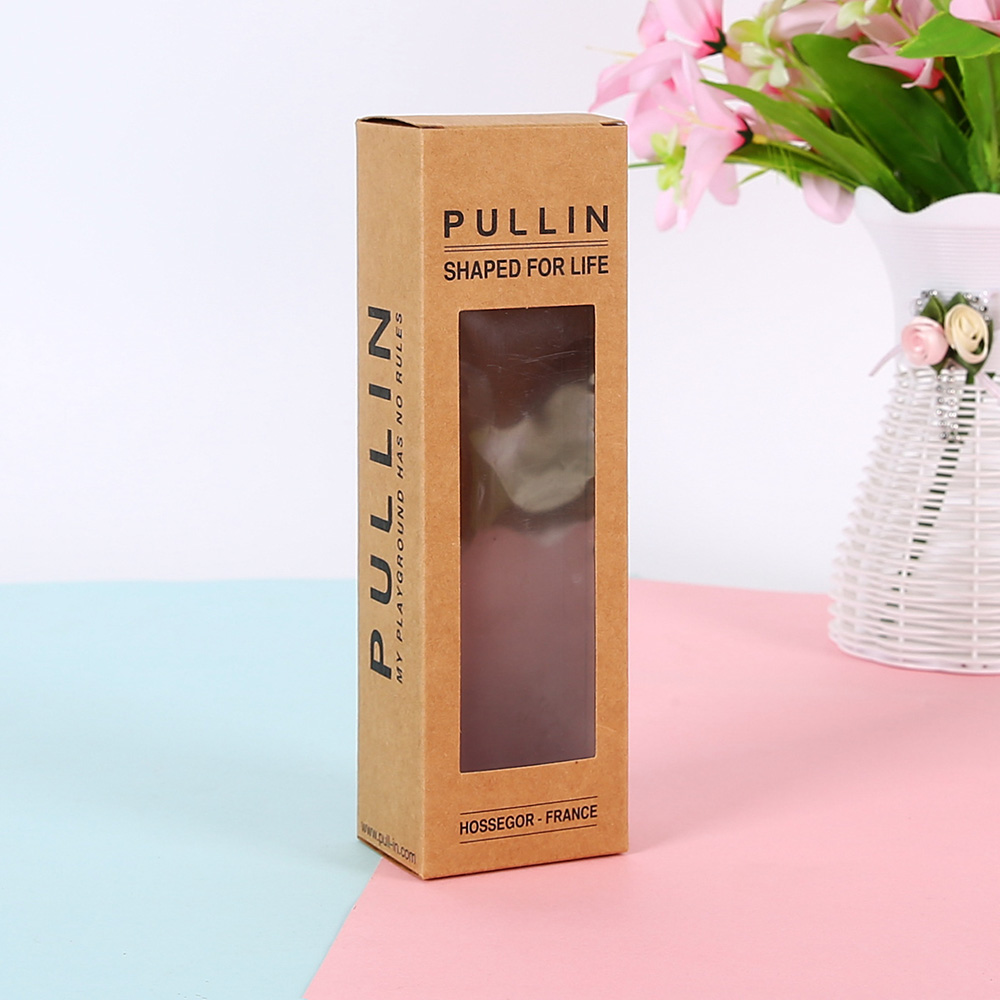Custom Kraft Paper Window Box for Elegant Retail Displays