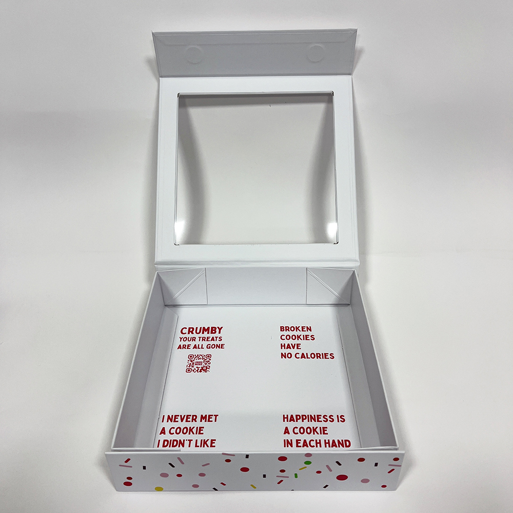 Elegant White Window Boxes for Premium Retail and Luxury Gift Display