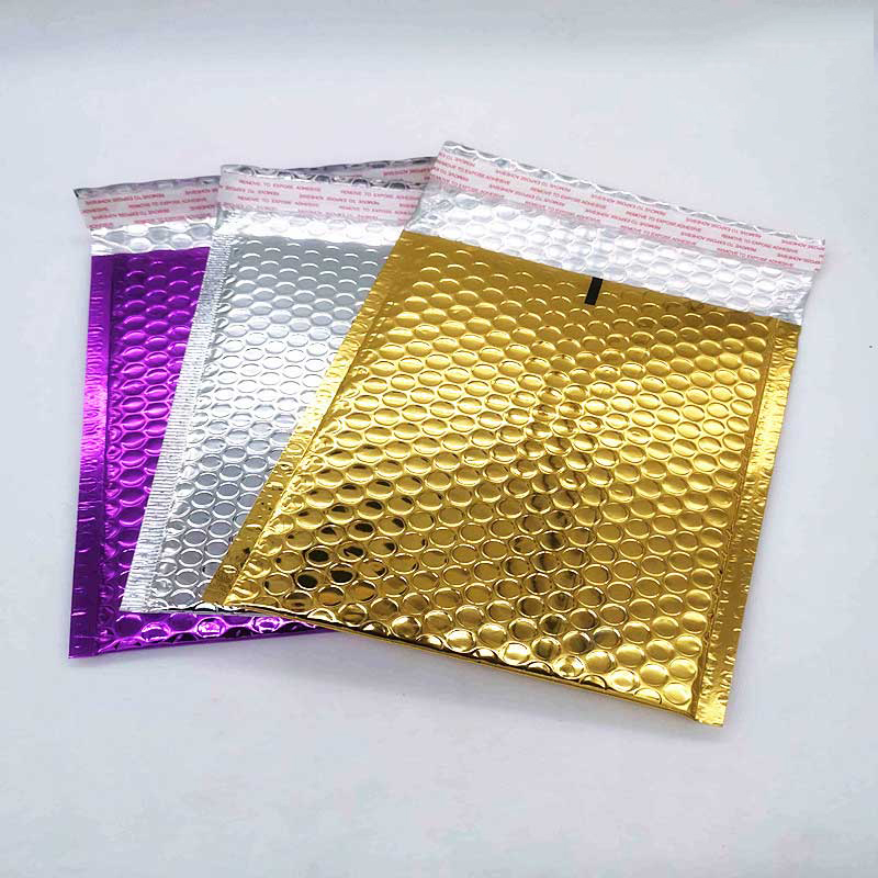 Glamorous Cushioning Shield Bubble Mailers Metallic for Premium Gift Shipping