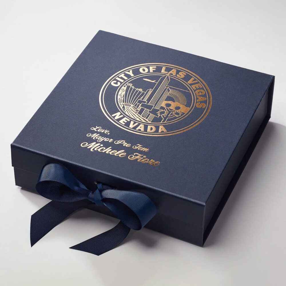 Custom Blue Magnetic Gift Boxes: Luxury Rigid Packaging for Brand Presentation