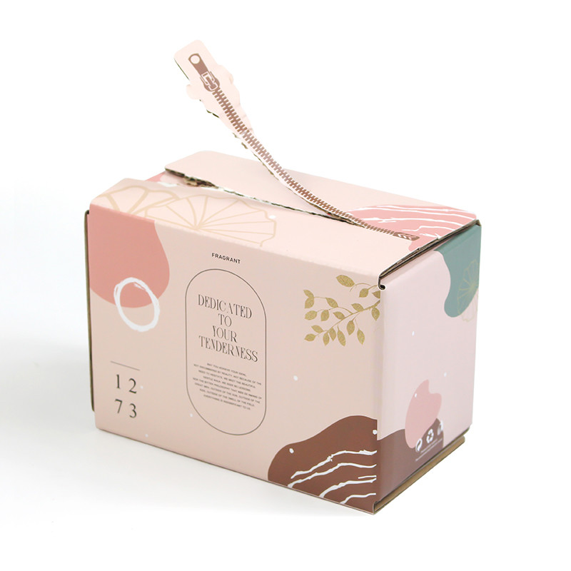 Zip Open Custom Cardboard Boxes for Creative E-Commerce Logistics