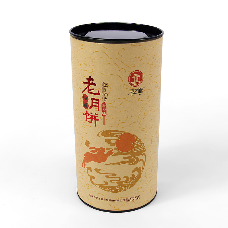 Custom Printed Cardboard Cylinder Packaging with Premium Metal Closures