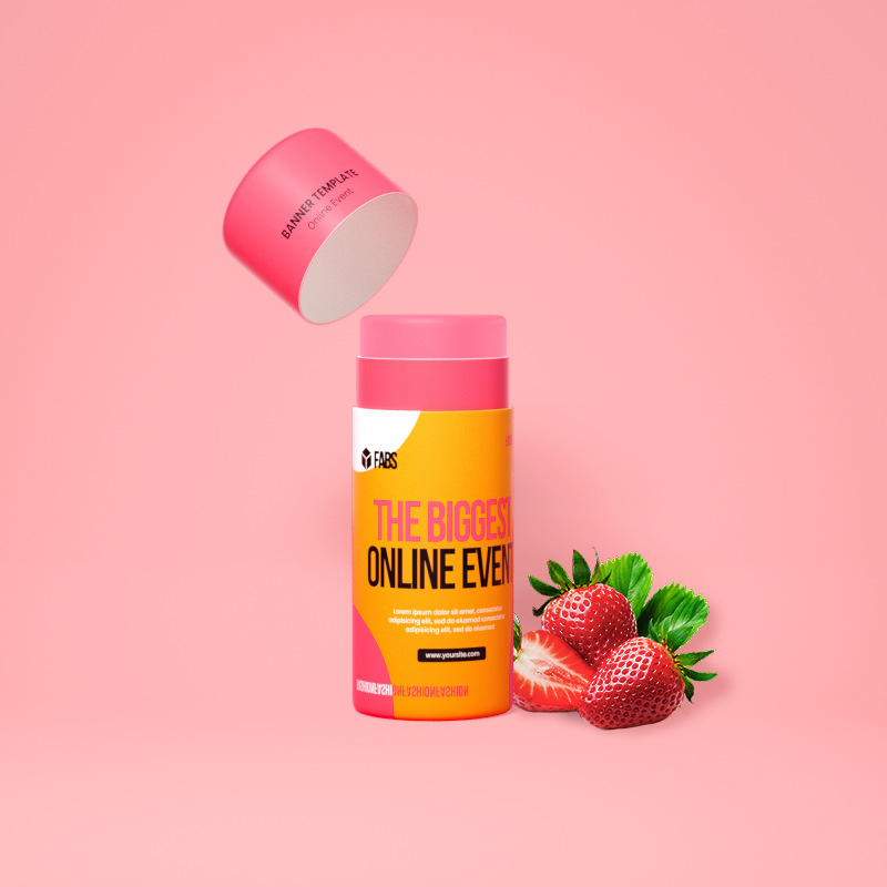 Custom Tube Packaging with Push-Up Base for Sustainable Lip Care