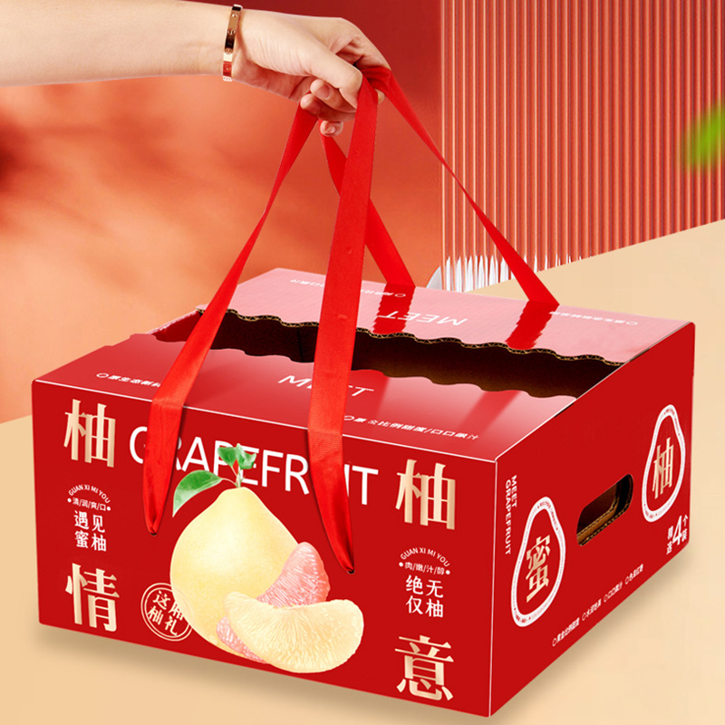 Heavy Duty Corrugated Box fruit Packaging for Safe Delivery