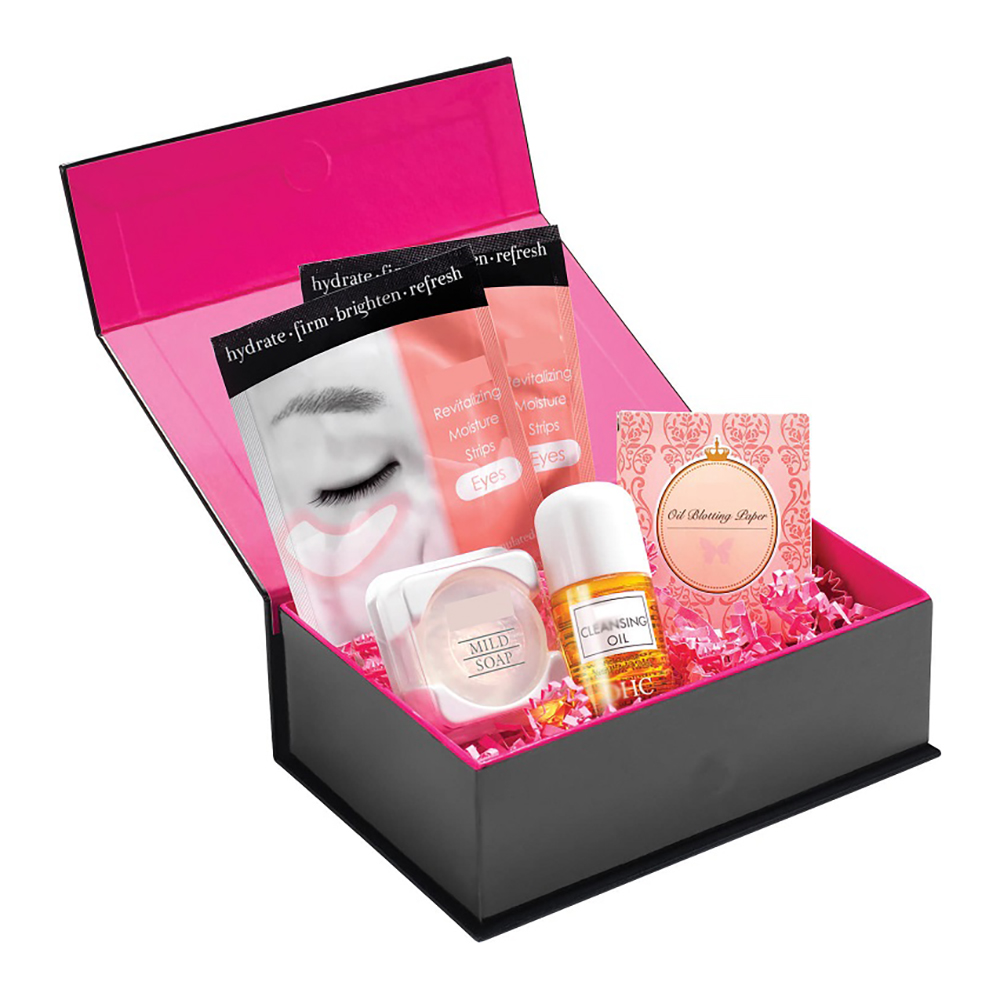 Premium Rigid Magnetic Cosmetic Sample Packaging for Beauty Influencer Kits