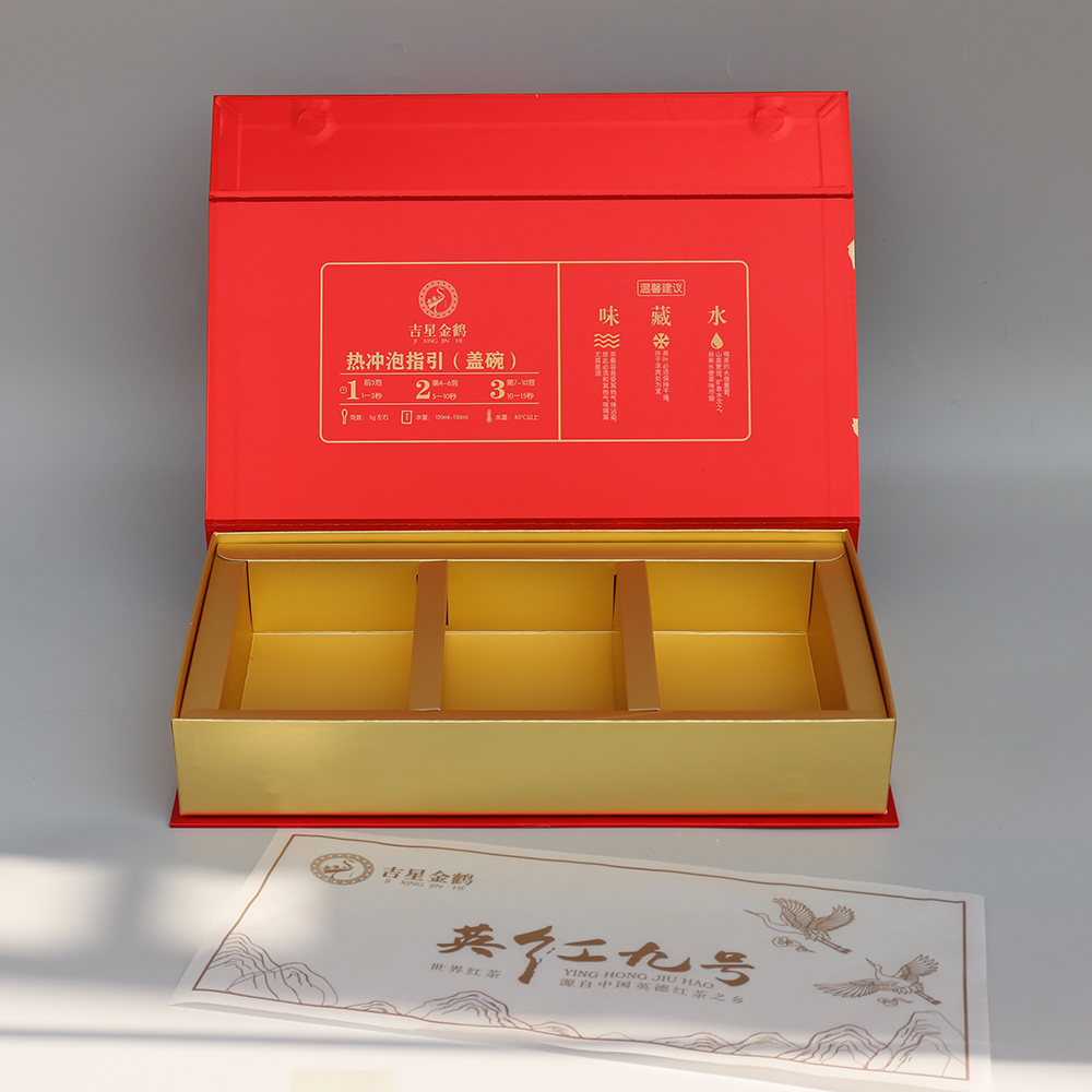 Luxury Rigid Greyboard Box for Tea Set and Loose Leaf Collections