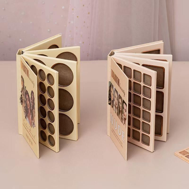 Custom Multi Layer Book Style Cream Contour Palette Casing