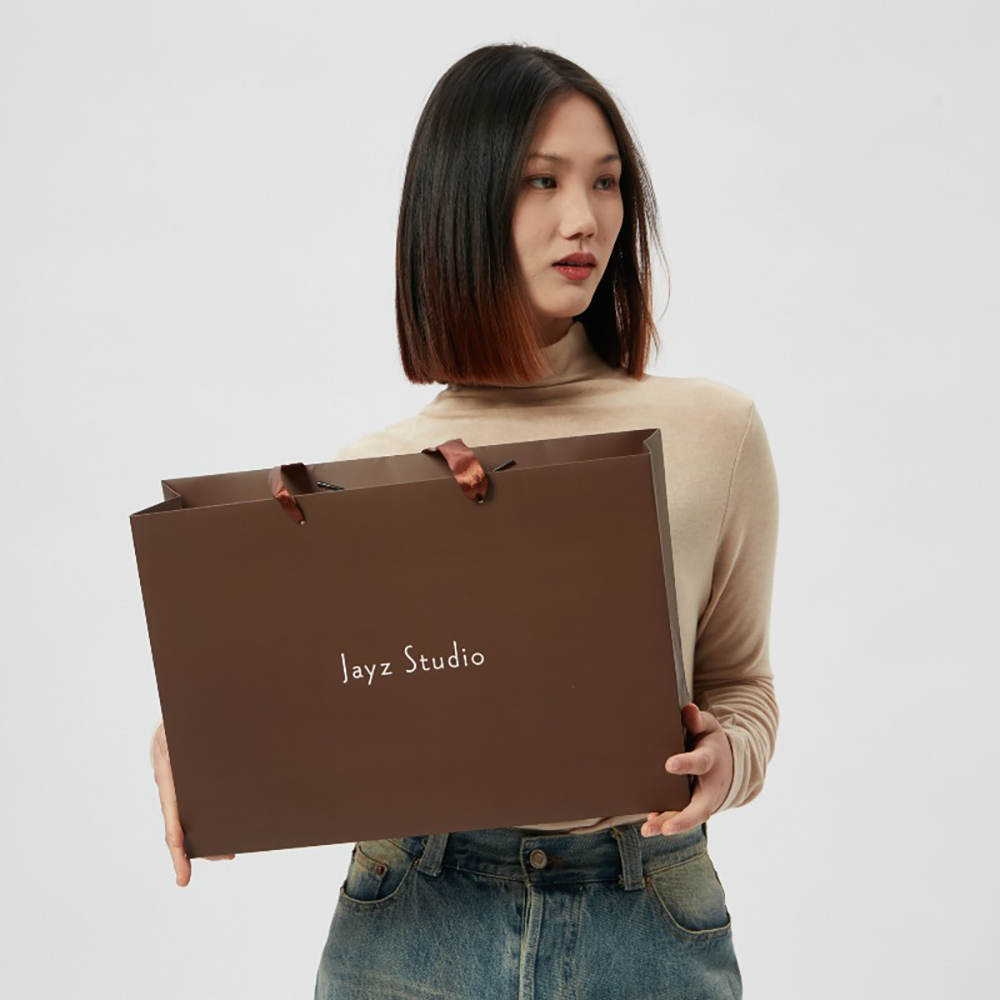 Premium C1S Matte Board Brown Bag Paper Collection for Luxury Fashion Retail