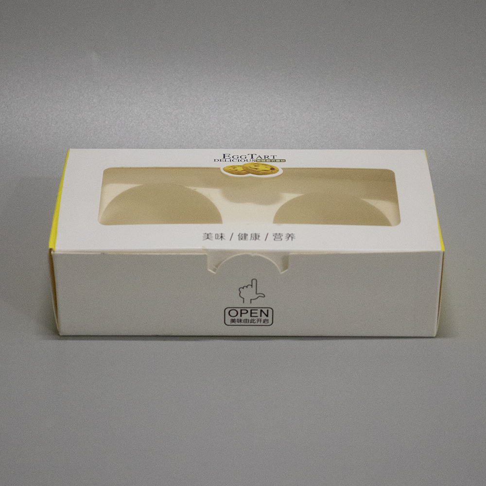 Custom Printed C1S Paperboard Box of Cupcakes with Large Viewing Window
