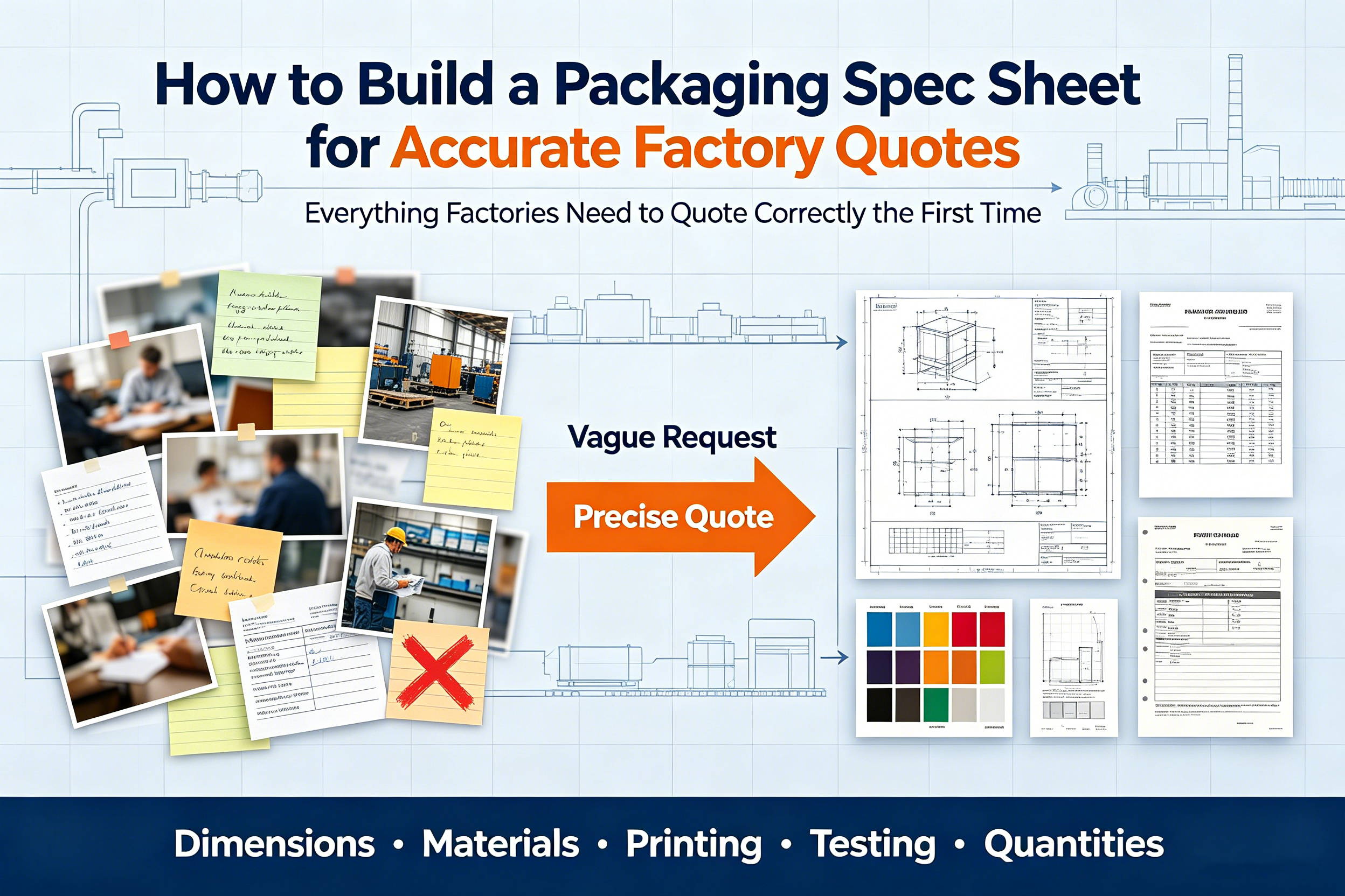 Say goodbye to vague estimates: How a complete packaging tech pack guarantees accurate, factory-direct quotes on the first try.