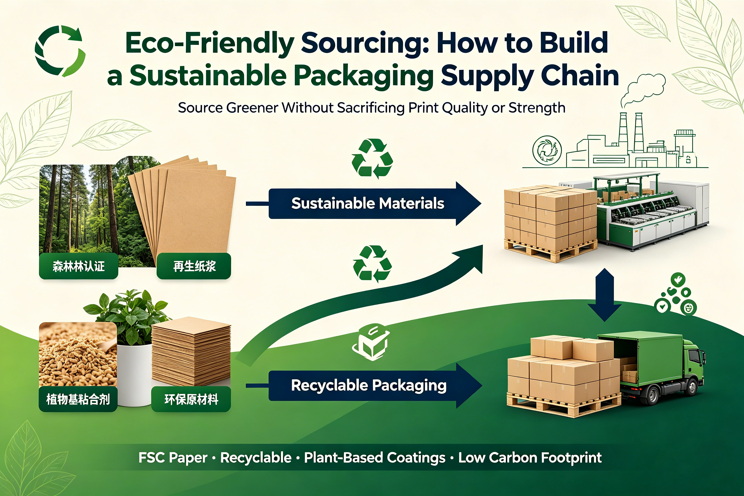 Green without the risk: Combining audited FSC certified paper and UV-protected soy inks to build durable, customs-compliant retail packaging.